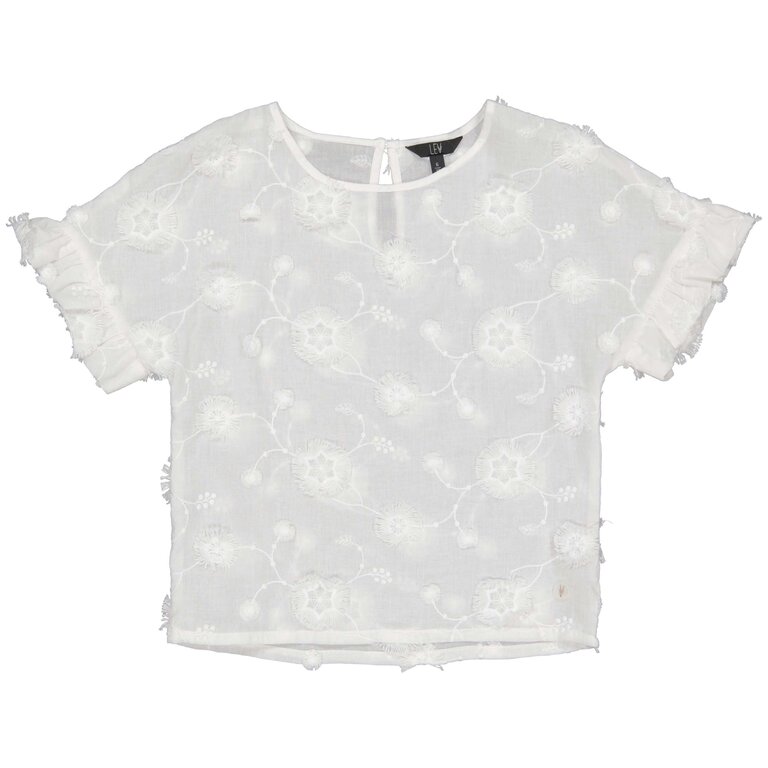 Levv LEVV shirt meisje Silke T-shirt Off White crème