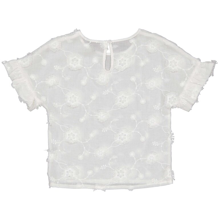 Levv LEVV shirt meisje Silke T-shirt Off White crème