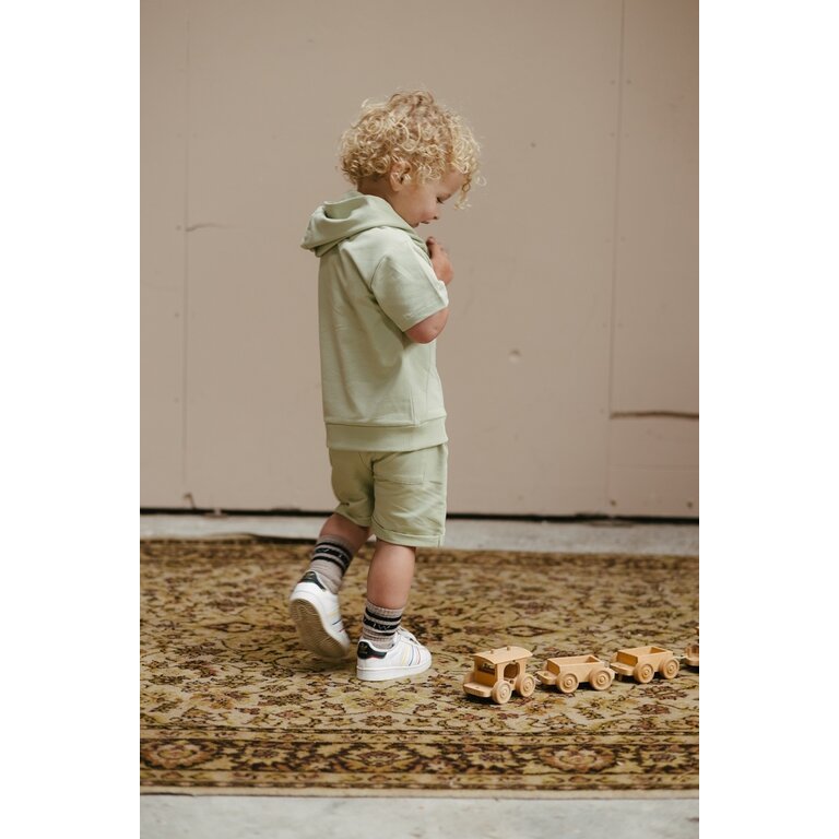 Levv LEVV trui jongen Sergio sweater Cedar Green groen