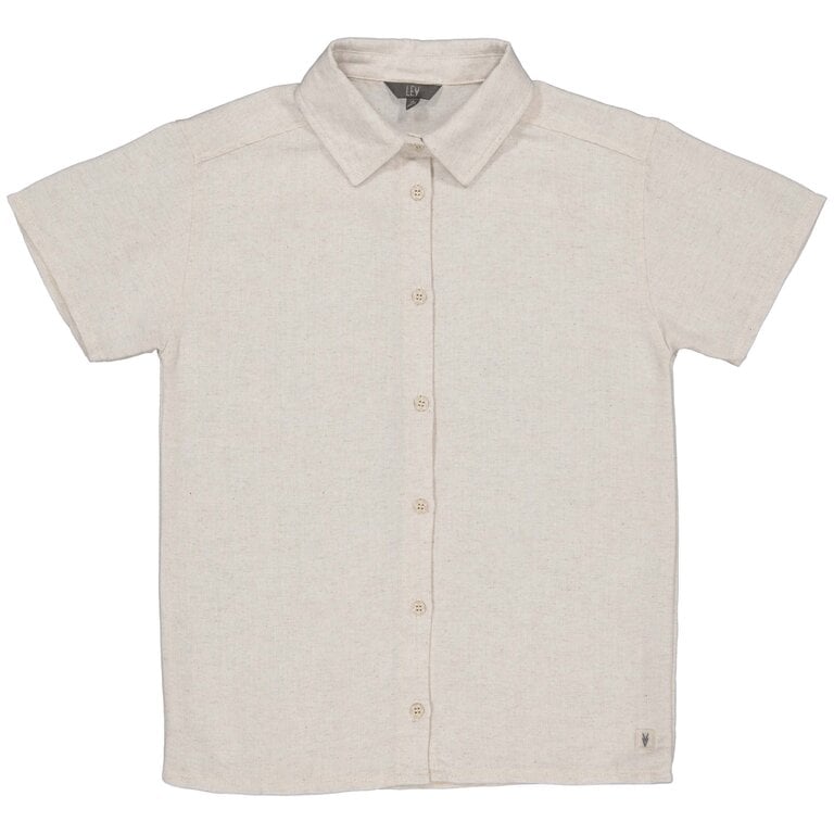 Levv LEVV blouse jongen Remon blouse White Cream wit crème