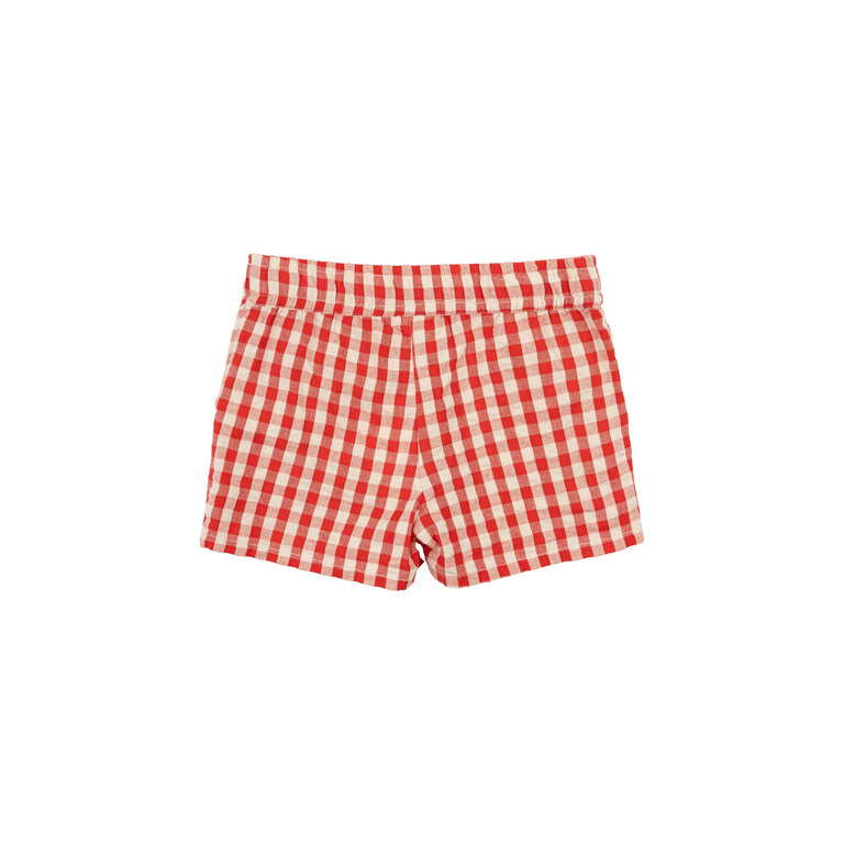 The New The New korte broek kind Nelly Shorts Poppy Red Check (rood geruit)