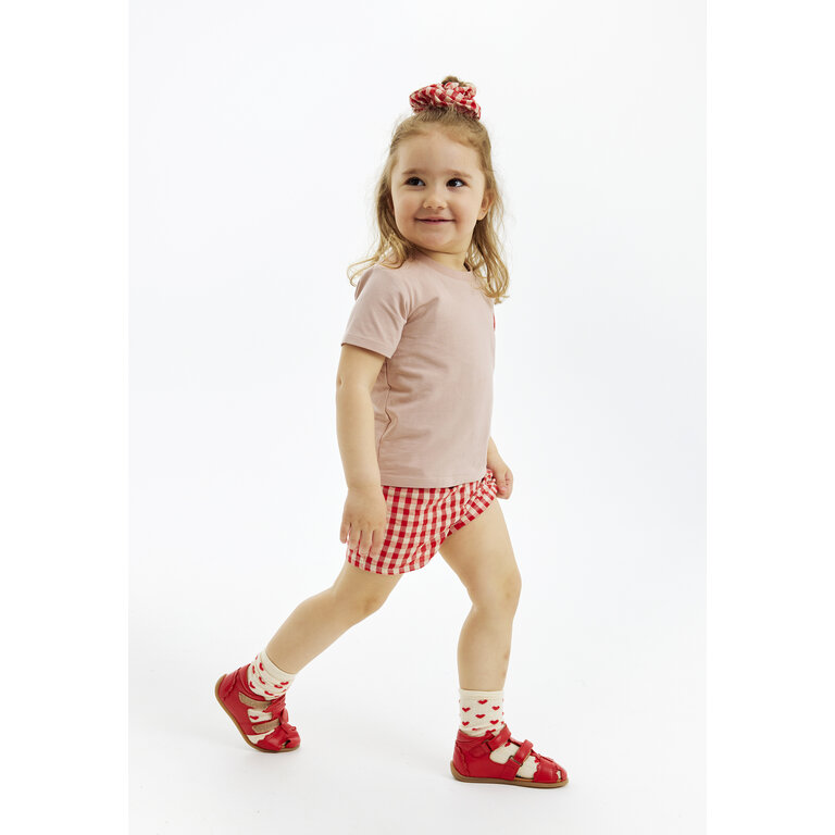 The New The New korte broek kind Nelly Shorts Poppy Red Check (rood geruit)