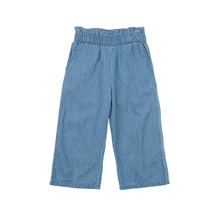 The New The New broek kind Nala Loose Pants Light Blue Denim (lichtblauw denim)