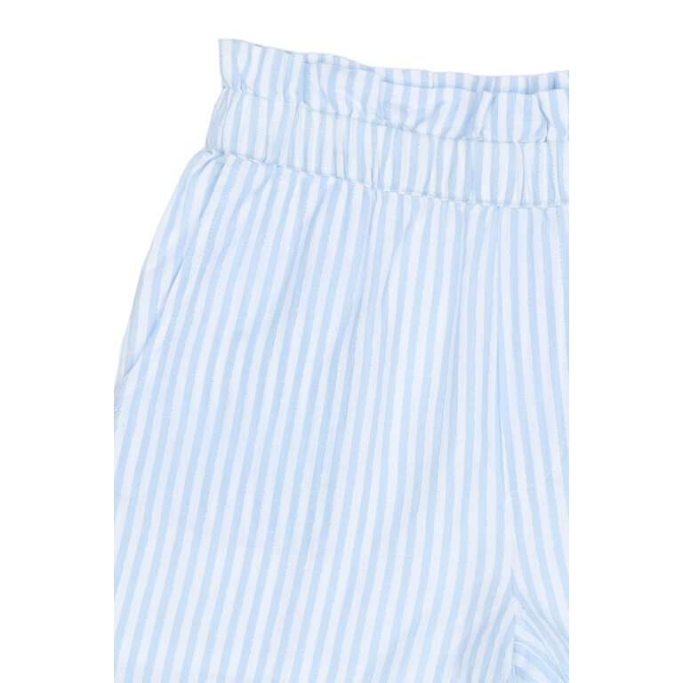The New The New korte broek kind Nalani Shorts White Swan Striped (wit en blauw gestreept)