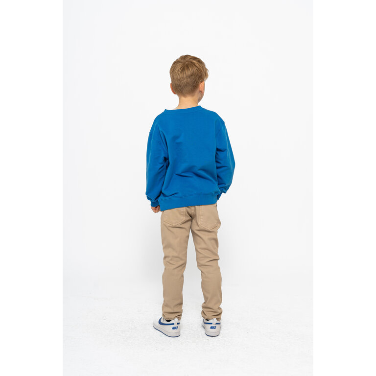 The New The New broek kind Villads Pants Feather Grey (lichtgrijs)