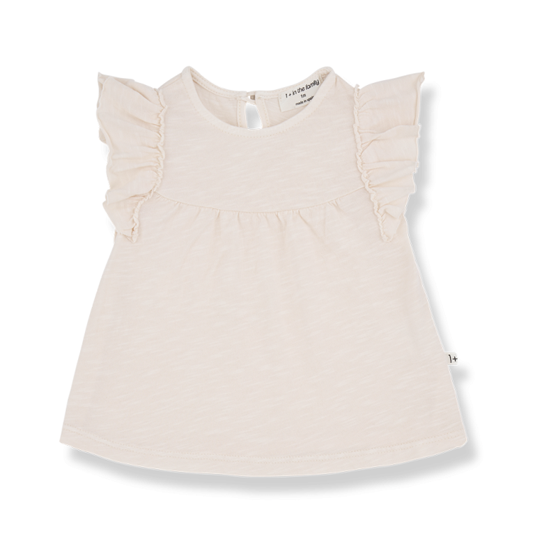1+ in the family 1+ IN THE FAMILY shirt baby Amaranta Old Rose roze