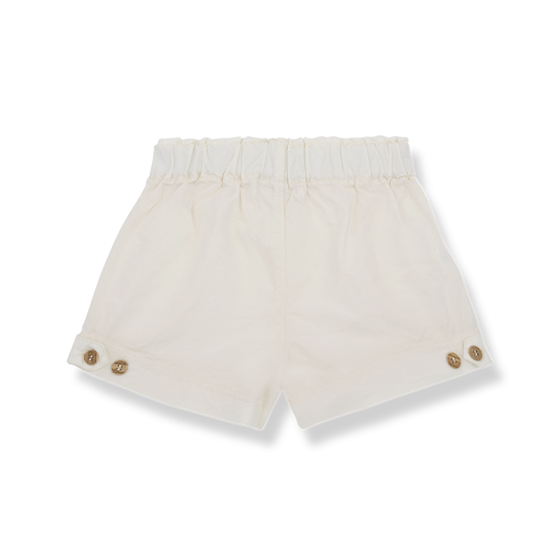 1+ in the family 1+ IN THE FAMILY korte broek baby Lara off white wit