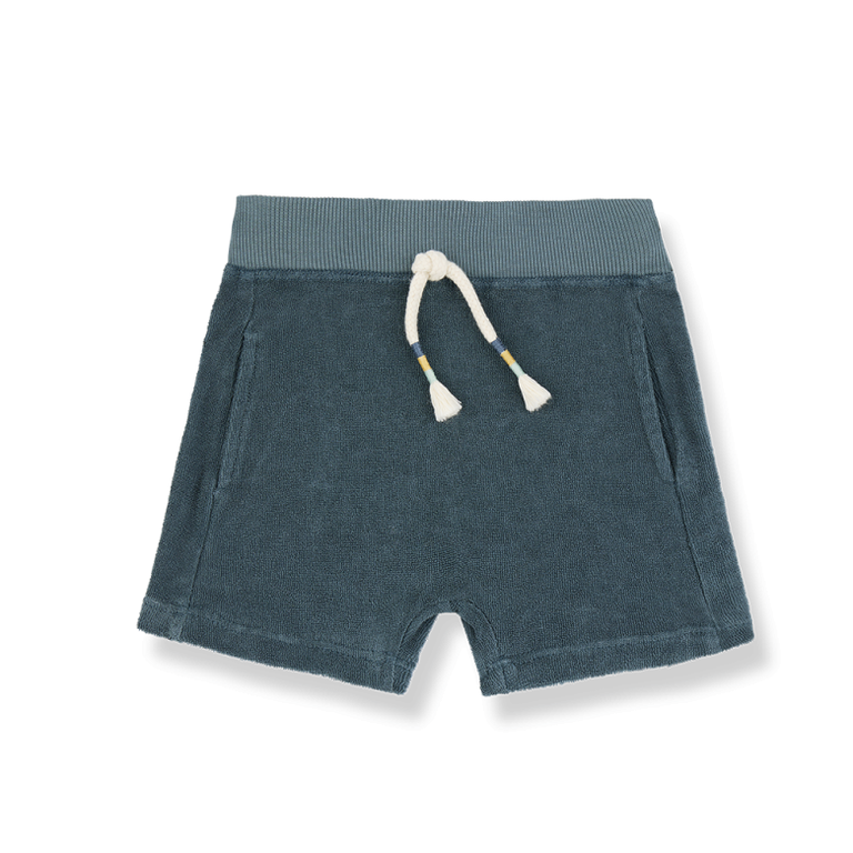 1+ in the family 1+ IN THE FAMILY korte broek baby Gabi Petroleum blauw