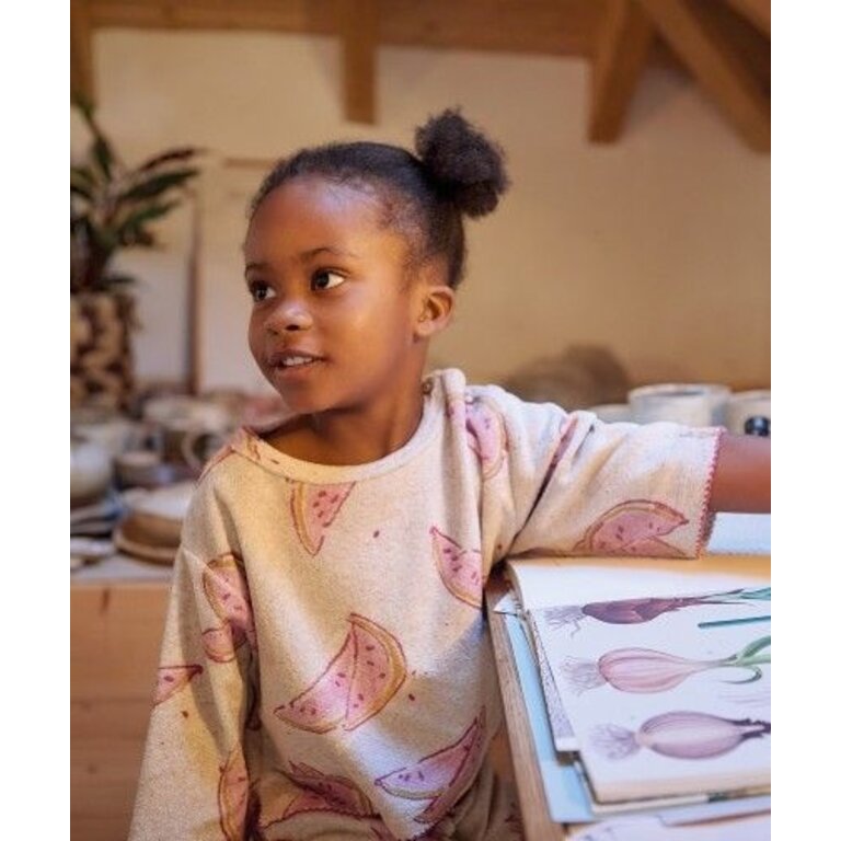 PLAY UP Printed Plush Sweater | Gres