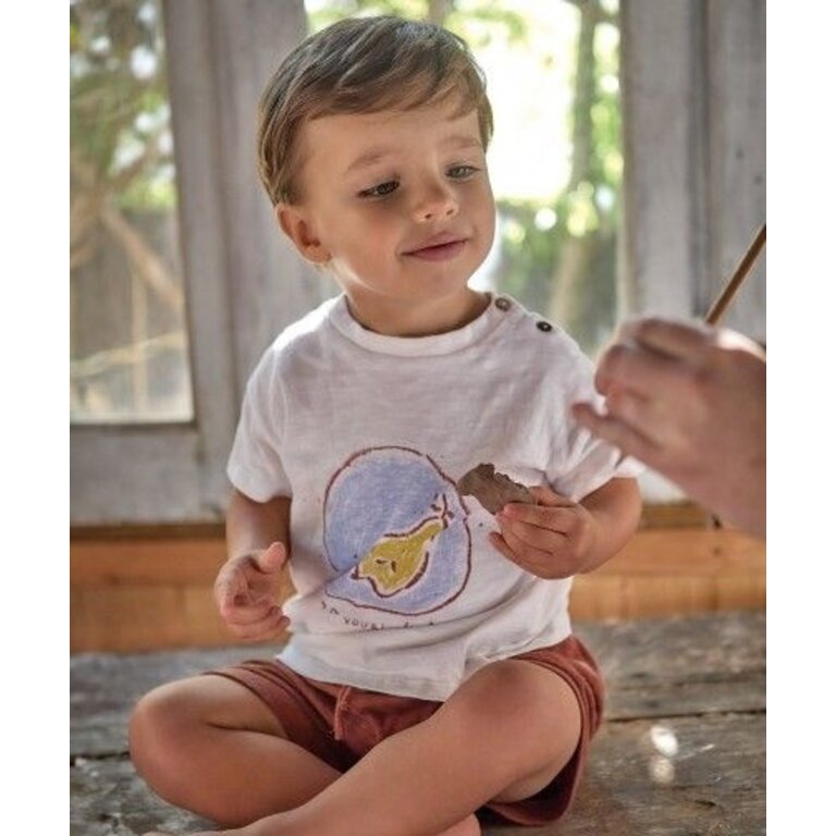 PLAY UP PLAY UP T-shirt jongen Shapes (beige met print)