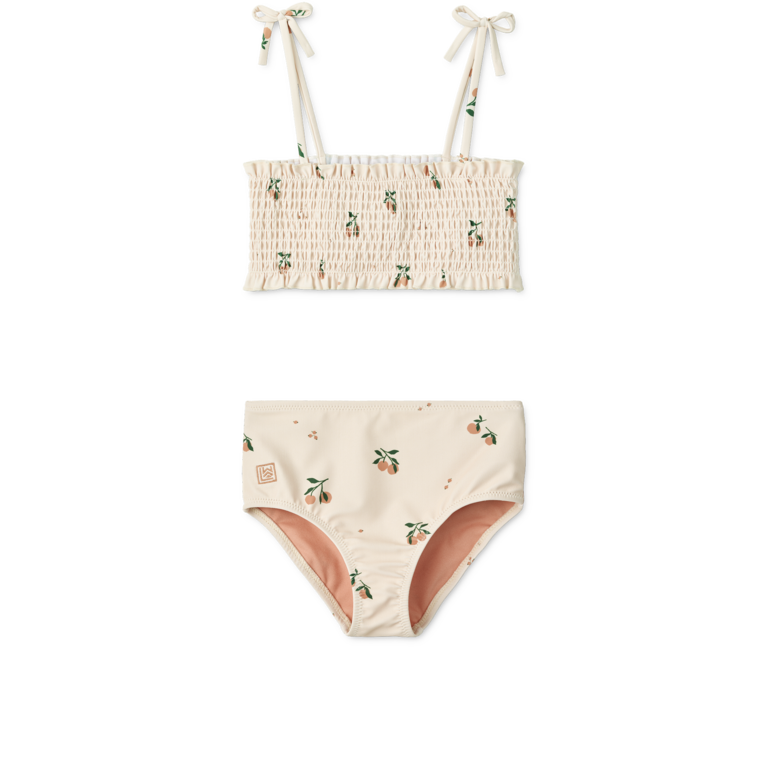LIEWOOD Mikaela Printed Bikini Set | Peach / Sea shell | Bikini