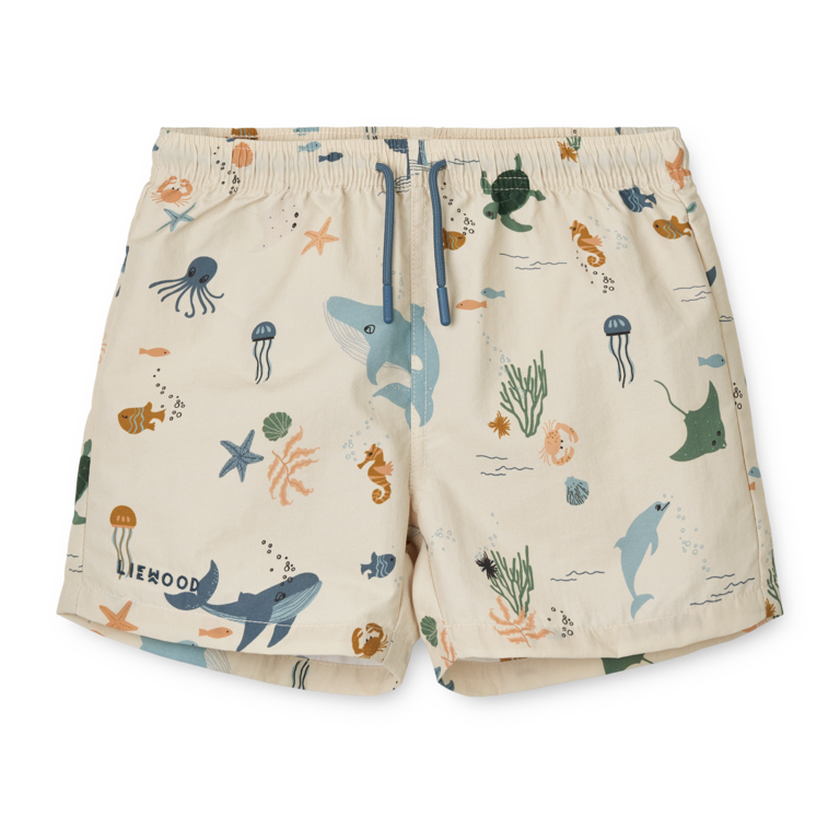 LIEWOOD LIEWOOD zwembroek jongen Aiden Sea Creature Sandy beige