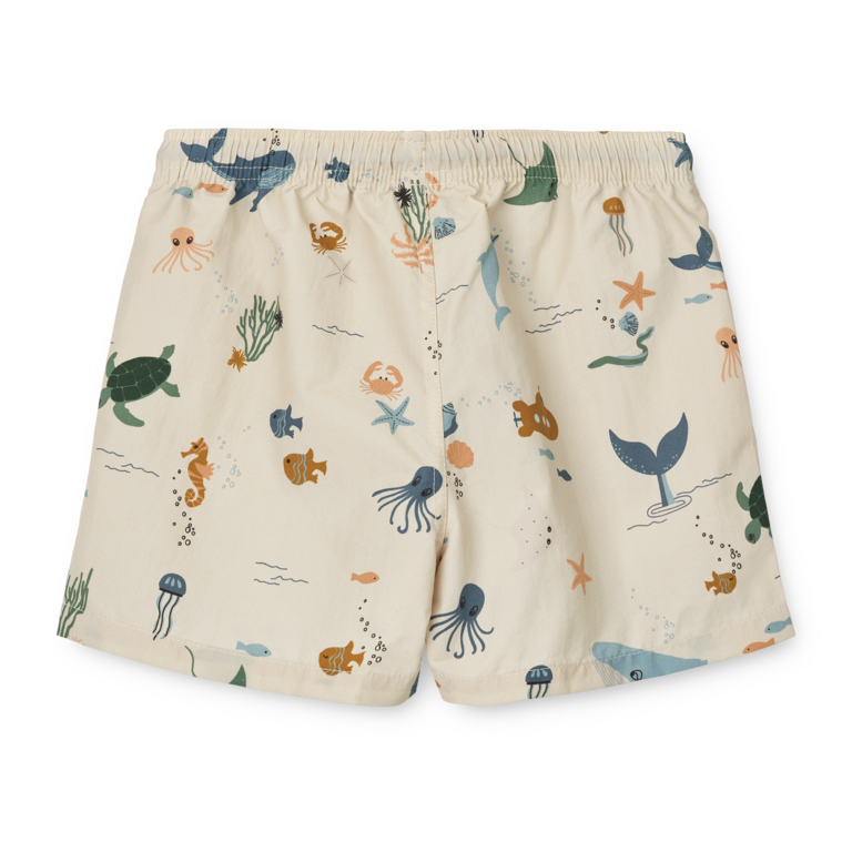 LIEWOOD LIEWOOD zwembroek jongen Aiden Sea Creature Sandy beige