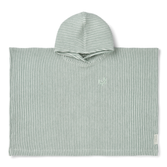 LIEWOOD Paco Poncho Embroidery | Stripe  Peppermint LIEWOOD Paco Poncho Embroidery | Stripe  Peppermint
