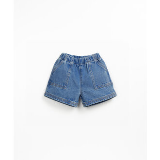 PLAY UP Denim Short | Blauw