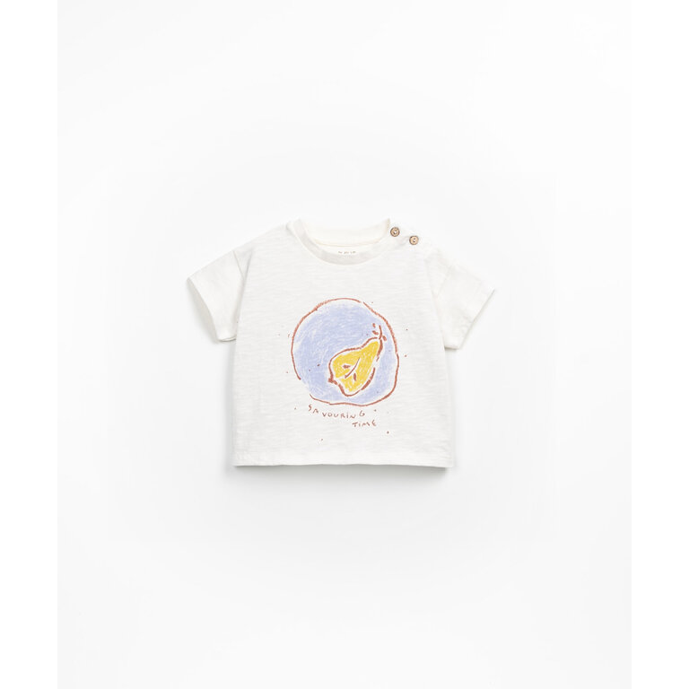 PLAY UP PLAY UP T-shirt jongen Shapes (beige met print)
