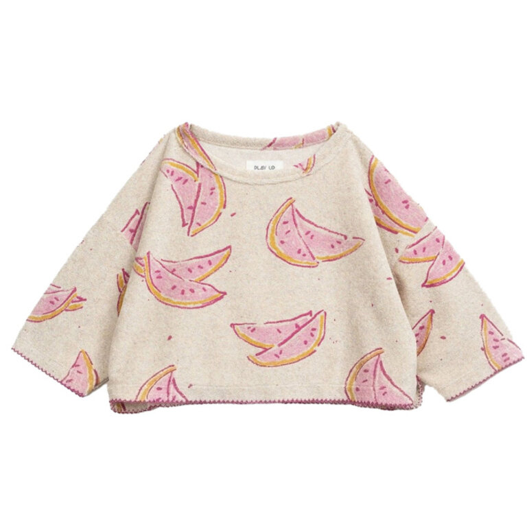 PLAY UP Printed Plush Sweater | Gres