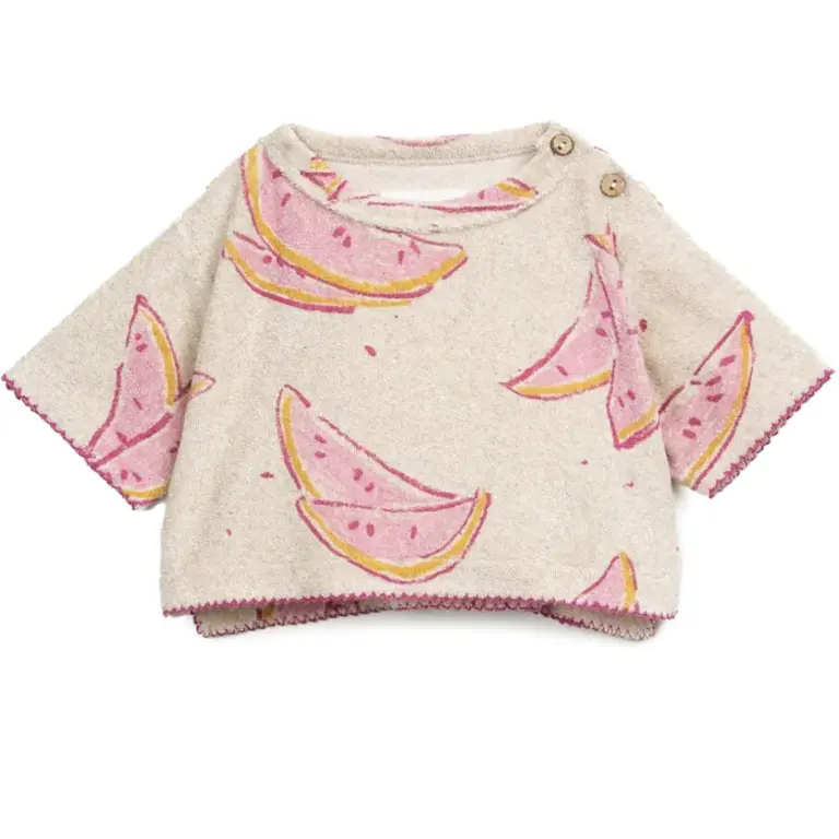 PLAY UP Printed Plush Sweater | Gres