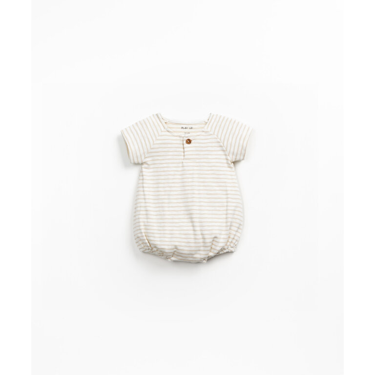 PLAY UP Striped Rib Jumpsuit | Pottery