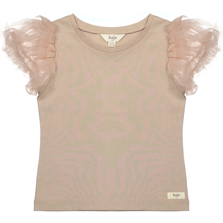 Baje Studio Coco | Shortsleeve jersey/tule | Rose Mauve