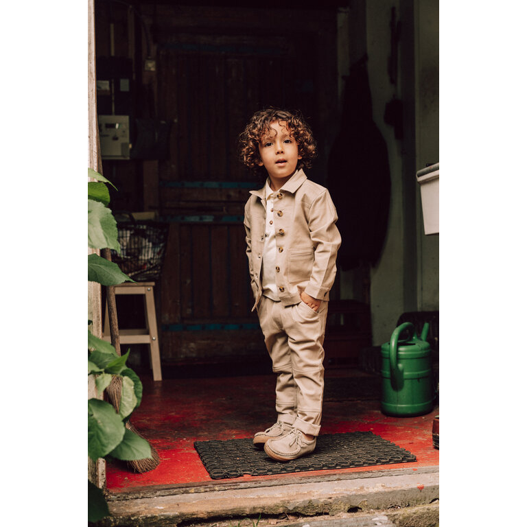 Baje Studio Ameix | Cargo jacket | Taupe Clay