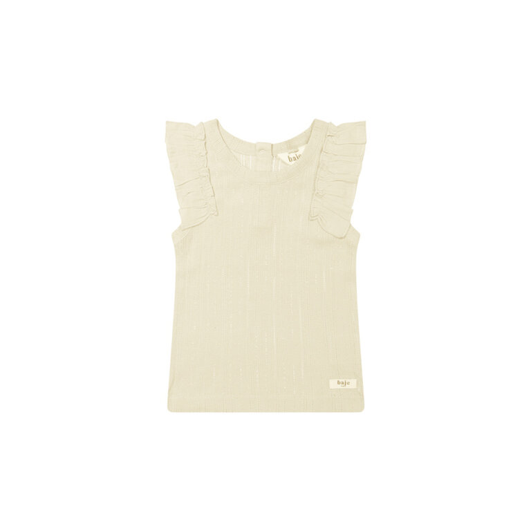 Baje Studio Lima | Singlet jersey | Crème Oat