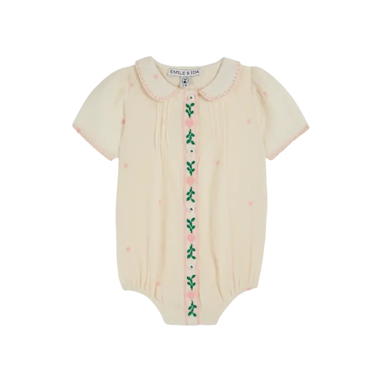 Emile et Ida Jumpsuits | Combibloomer Brode Ecru