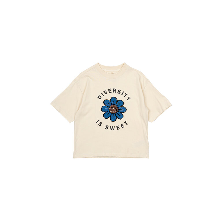The New The New shirt kind Ninette OS S/S Tee Bright White (wit)