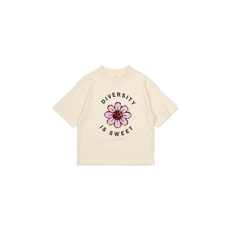 The New The New shirt kind Ninette OS S/S Tee Bright White (wit)