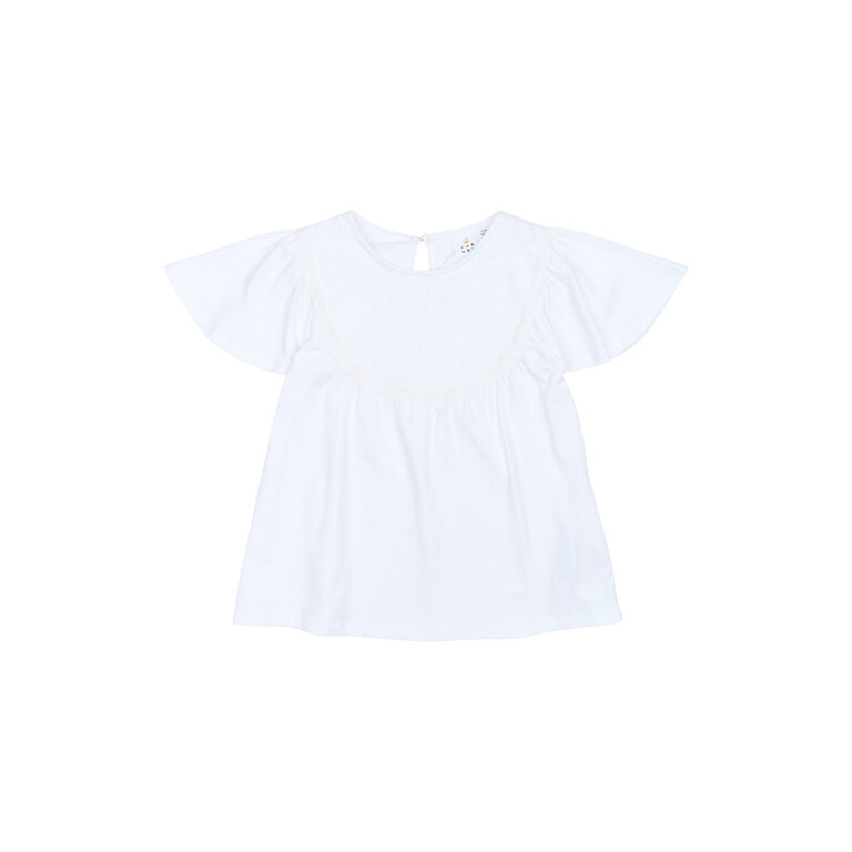 The New The New top kind Navalia S/S Top Bright White (wit)