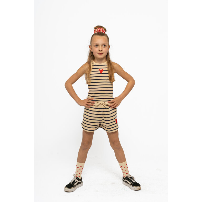 The New Nil Short S_L Top | Mood Indigo Striped