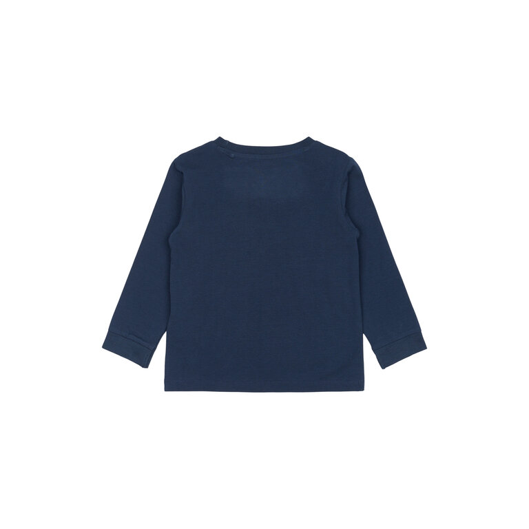 The New The New shirt kind Nis L/S Tee Mood Indigo (donkerblauw)