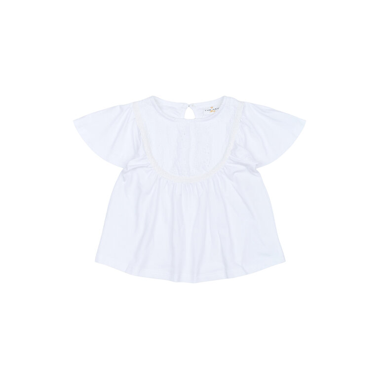 The New The New top kind Novalie S/S Top White Swan (wit)