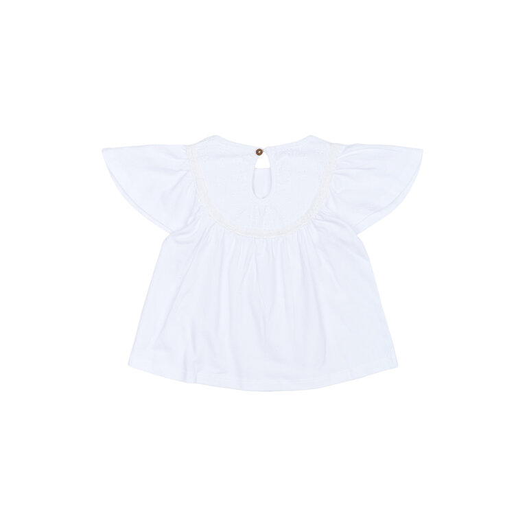 The New The New top kind Novalie S/S Top White Swan (wit)