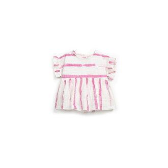 PLAY UP Printed Woven Tunic | Gres Risca Rosa