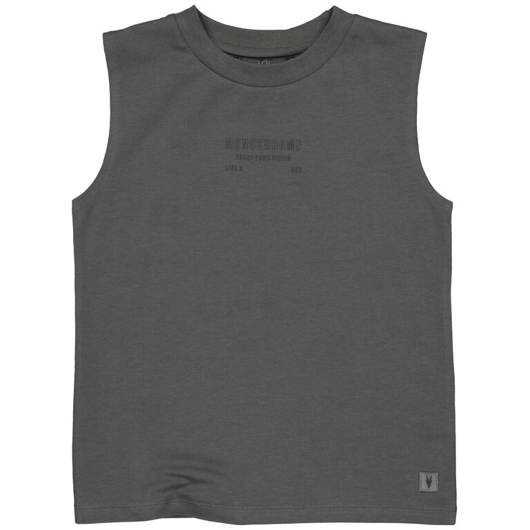 Levv LEVV shirt jongen Sido T-shirt Grey Charcoal antraciet