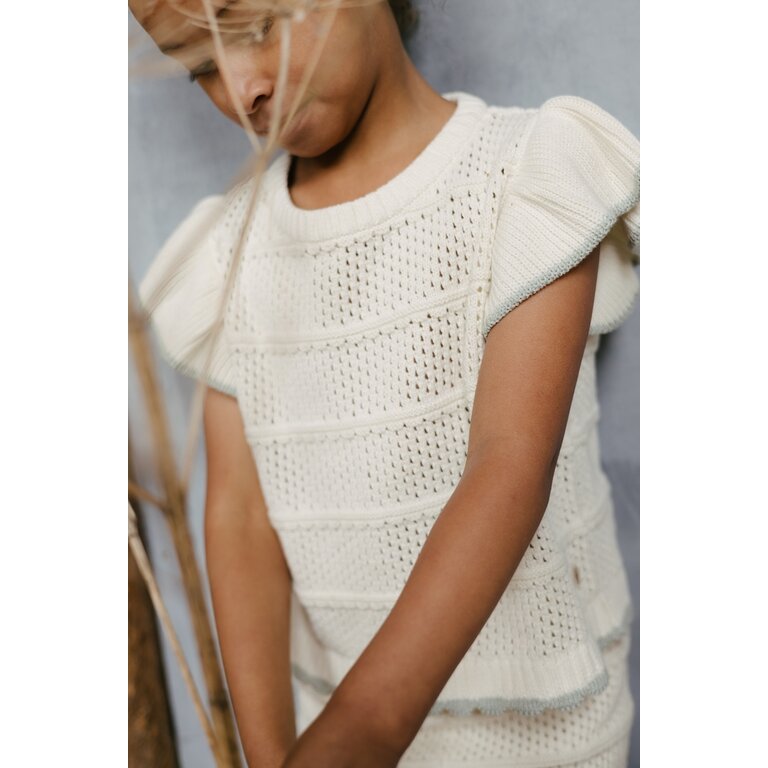 Levv LEVV shirt meisje Shenna T-shirt Off White crème