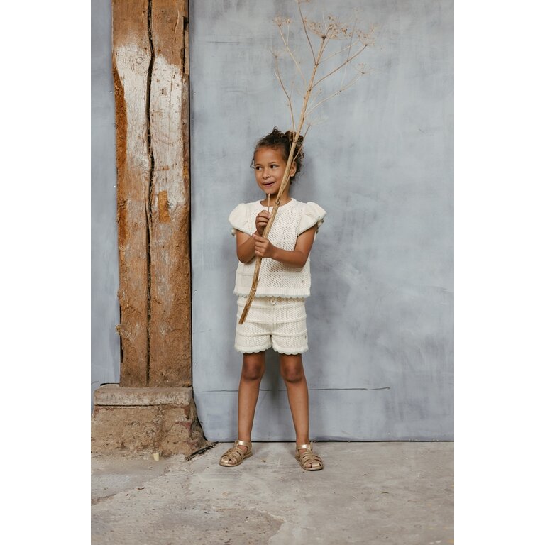 Levv LEVV shirt meisje Shenna T-shirt Off White crème