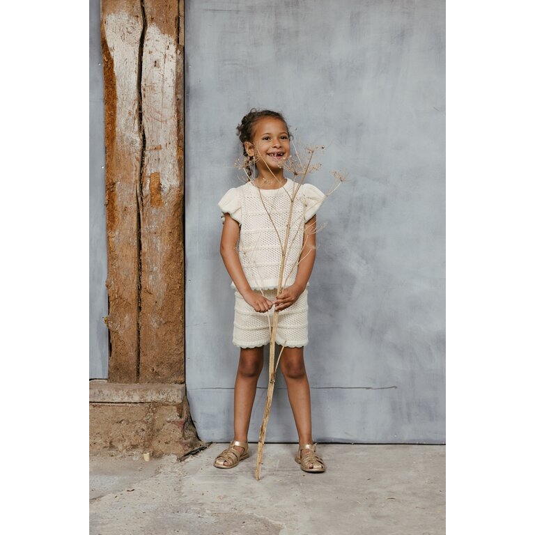 Levv LEVV shirt meisje Shenna T-shirt Off White crème