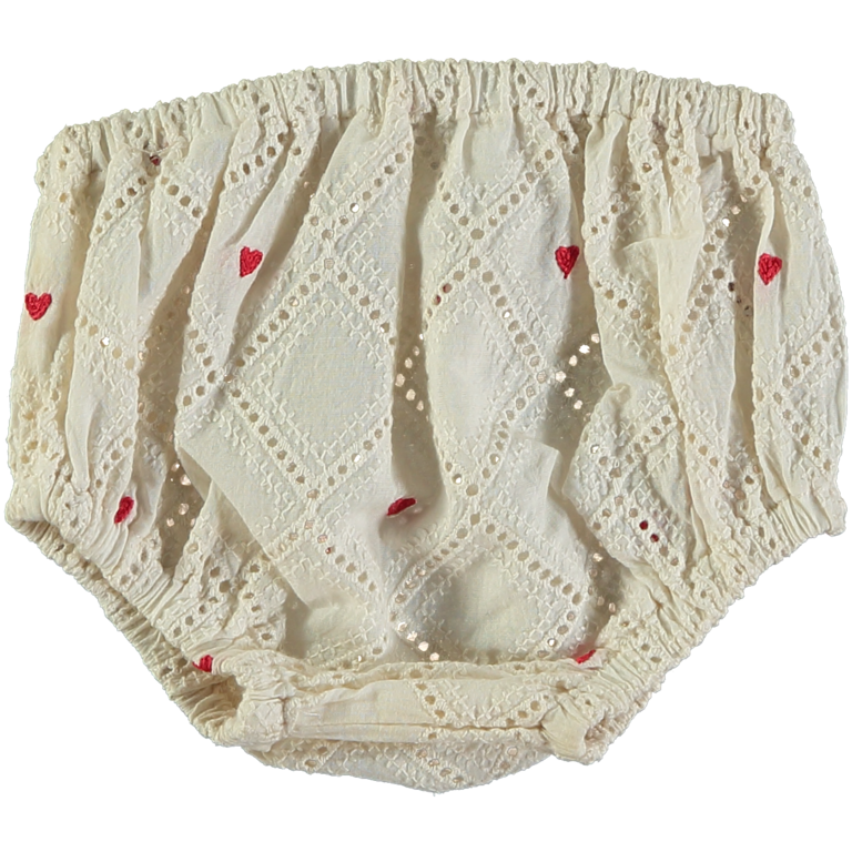 Pequeno TOCON Pequeno tocon | Heart Bloomer | Ecru