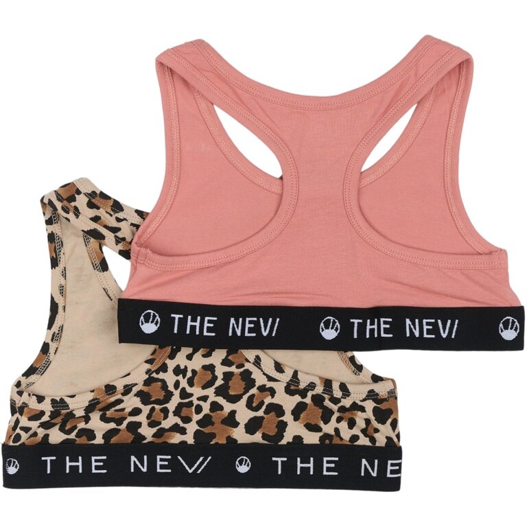 The New The New topje kind Top 2-pack (roze en bruin)