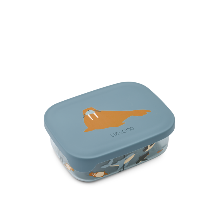LIEWOOD Arthur Tritan Lunch Box | Artic Sea / Oceanview