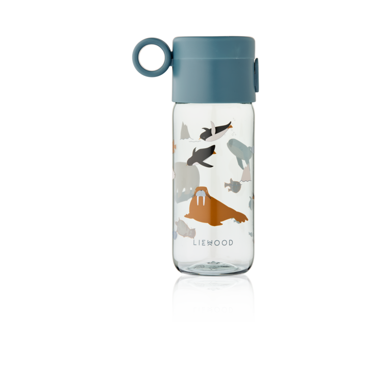 LIEWOOD LIEWOOD Clemence drinkfles 350 ml Artic Sea / Oceanview waterfles