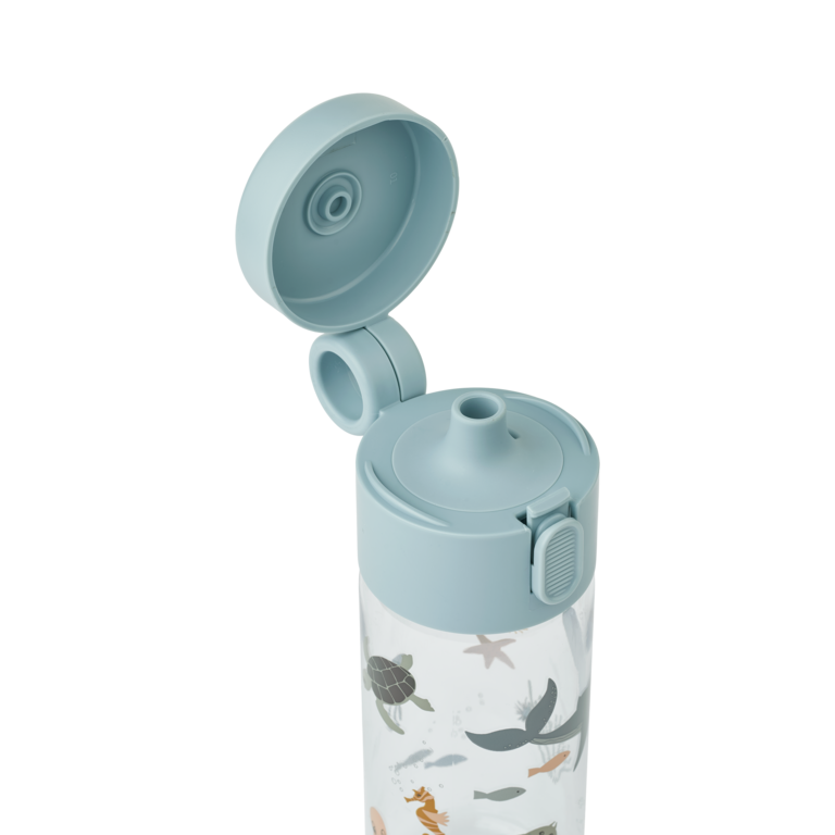 LIEWOOD LIEWOOD Clemence drinkfles 350 ml Sea Creature Sandy / Zand met print waterfles
