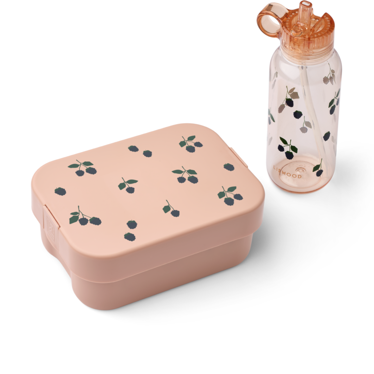 LIEWOOD LIEWOOD lunchbox set Chelsey Berry Pale Tuscany roze