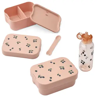 LIEWOOD Chelsey Printed Lunchbox Set | Berry / Pale Tuscany