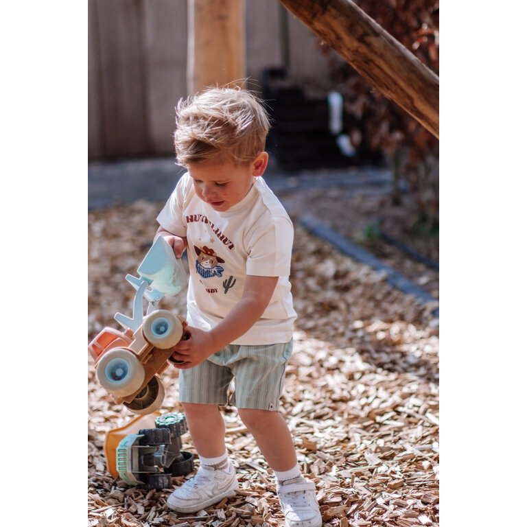 Huttelihut EN FANT T-shirt kind Antique White wit