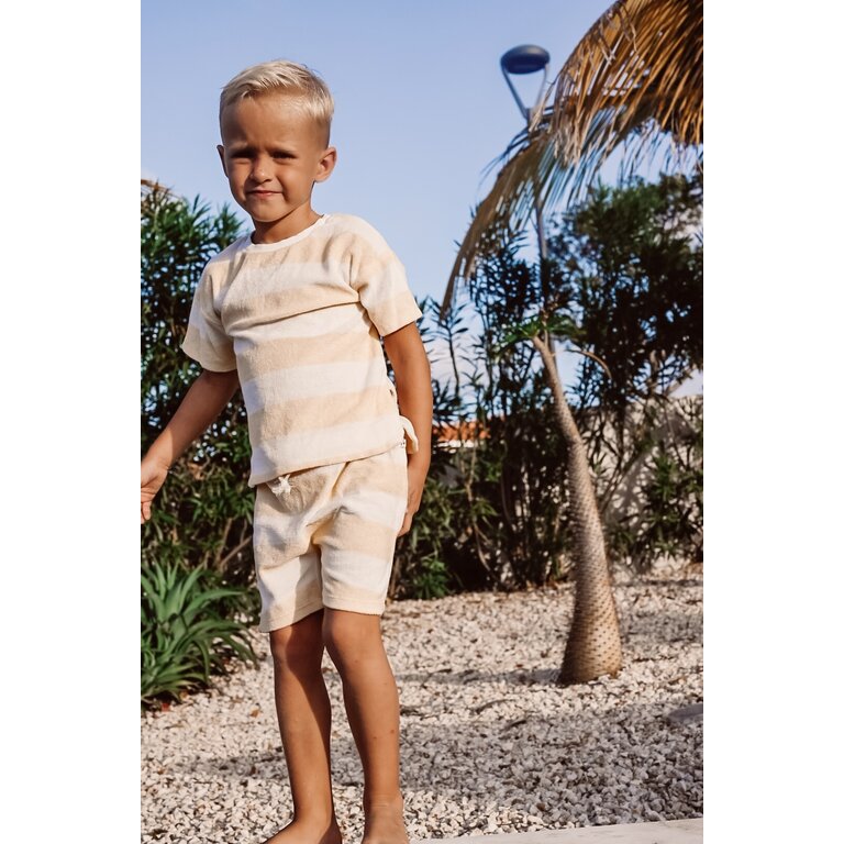 1+ in the family 1+ IN THE FAMILY korte broek baby Alessandro Peach perzik roze