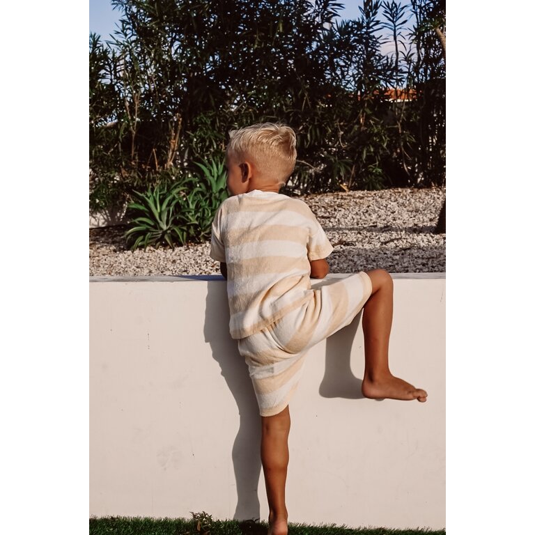 1+ in the family 1+ IN THE FAMILY korte broek baby Alessandro Peach perzik roze