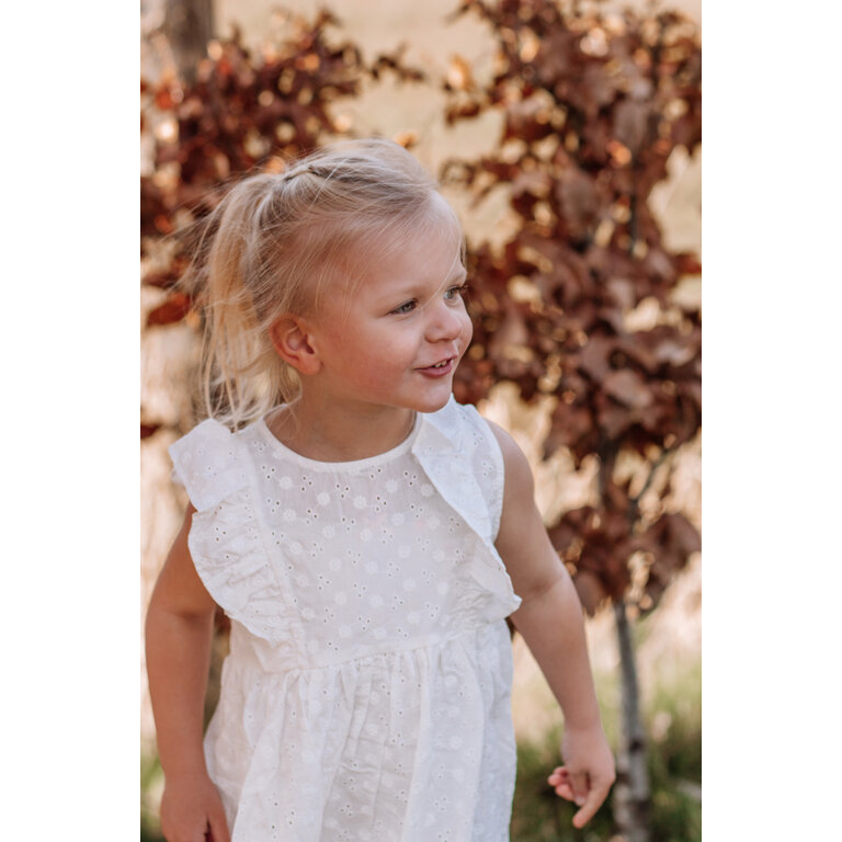 Konges Sløjd Lacey Dress | Optic White | Jurk